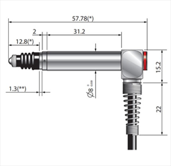 Đầu đo dịch chuyển Marposs 3PR0221200 RedCrown 2